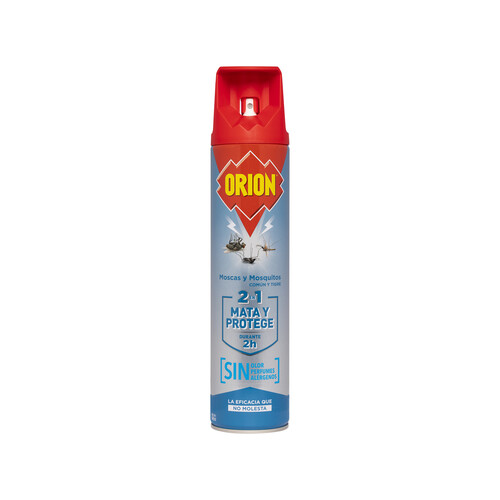 ORION Insecticida aerosol sin olor, contra moscas y mosquitos ORION 600 ml.
