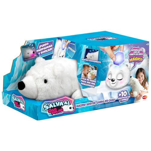 Peluche Interactivo Salva al Oso Polar +3 Años BIZAK