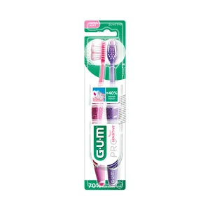 GUM Pro sensitive Cepillo de dientes ultra suave para dientes y encías sensibles 2 uds.