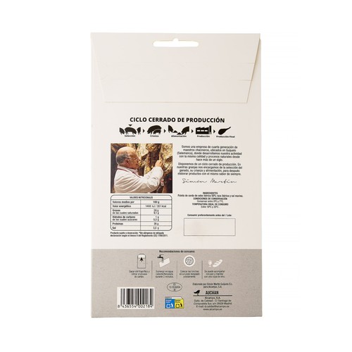 ALCAMPO CULTIVAMOS LO BUENO  Paleta ibérica de cebo (50% raza ibérica), cortada en lonchas  80 g.
