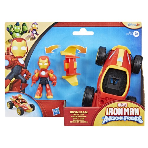 Marvel Iron Man and his Awesome Friends, Figuras de Acción y Vehículos +3 Años. HASBRO.