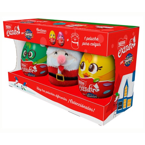 NESTLÉ Huevos extrafino + peluche 80 gr.