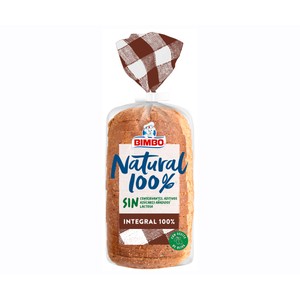 Imagen de BIMBO Pan de molde integral con corteza natural 100 % 360 g.