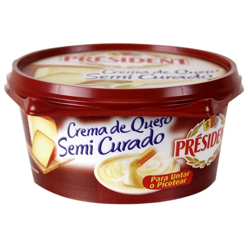 Crema de queso para untar semi curado PRÉSIDENT 125 g.