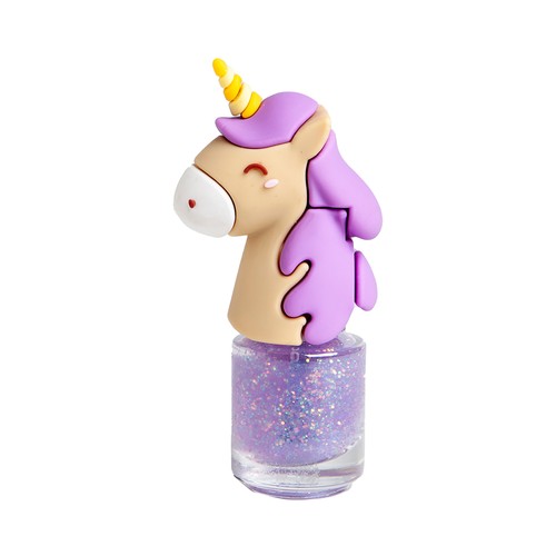 MARTINELIA Unicorn Esmate de uñas infantil con purpurina y forma de unicornio.