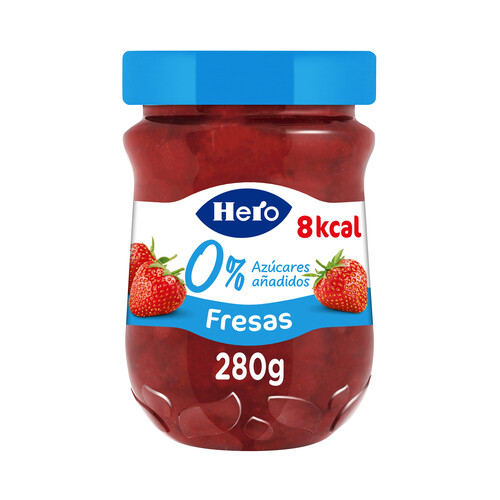 Confitura de fresa sin azúcares añadidos HERO DIET 280 g.
