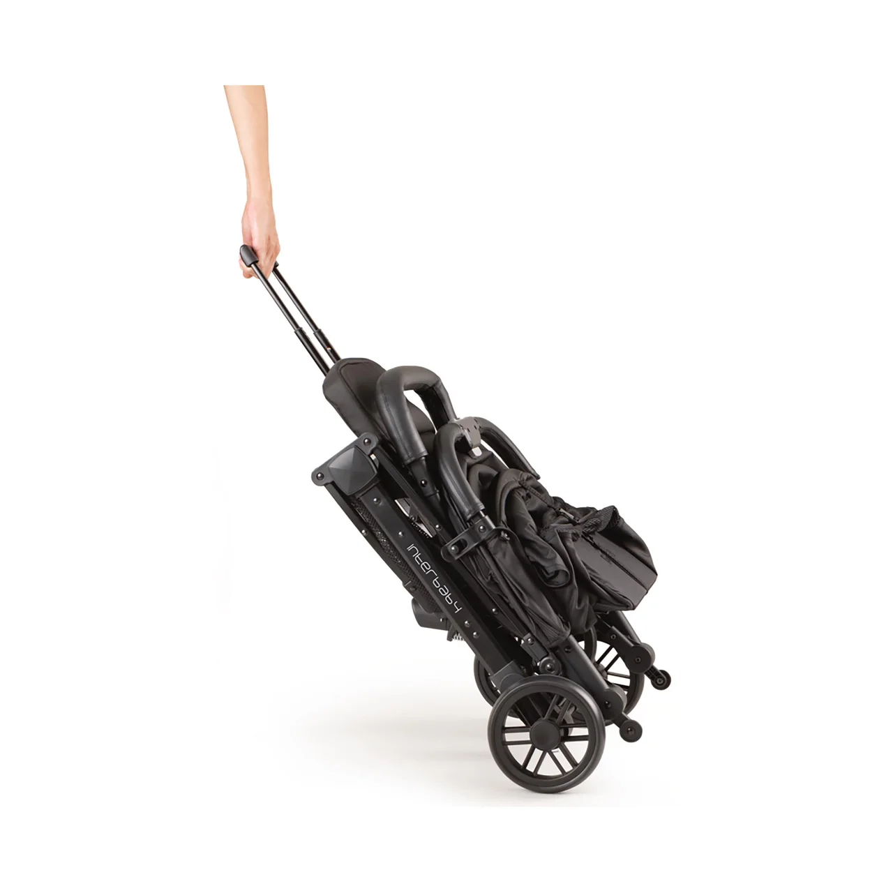 Silla paseo para bebes hasta 36 meses o 22kg Minimum Space Plus color negra.