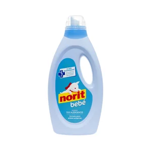 NORIT Detergente bebe sin alérgenos para pieles sensibles o atópicas 32 lav. 1125 ml.