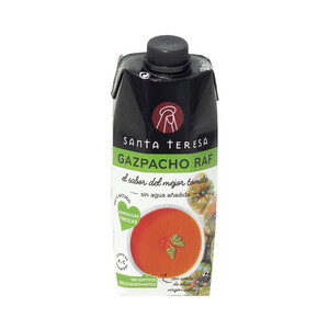 Imagen de SANTA TERESA Gazpacho elaborado con aceite de oliva virgen extra y tomates Raf SANTA TERESA 500 ml.