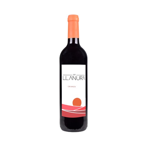 LA LLANURA  Vino tinto crianza con D.O. La Mancha LA LLANURA botella de 75 cl.