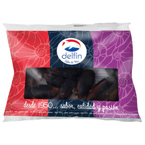 Imagen de DELFÍN Mejillones enteros congelados 120 g.
