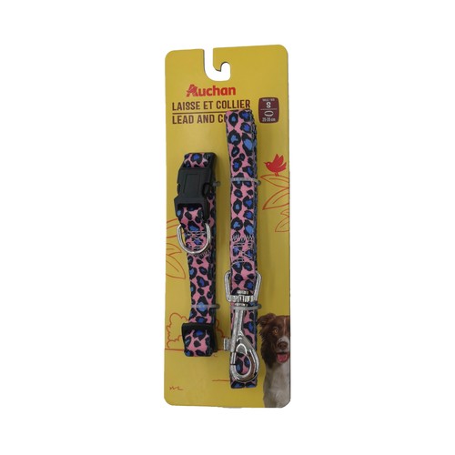 PRODUCTO ALCAMPO Fency Conjunto de collar tamaño S (25 - 35 cm) + correa (120 cm).