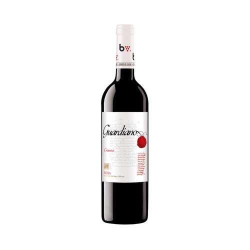 GUARDIANO Vino tinto crianza con D. O. Ca. Rioja botella de 75 cl.