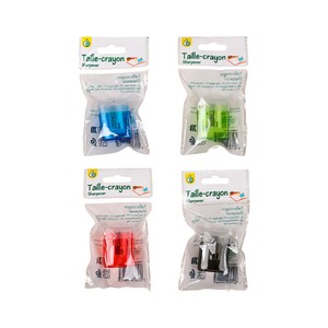 Imagen de Sacapuntas 1 orificio con depósito, colores surtidos, PRODUCTO ECONÓMICO ALCAMPO... 