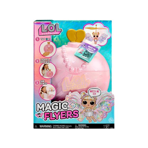 L.O.L. Surprise Muñeca Voladora Magic Wishies - Alas Rosas +4 años