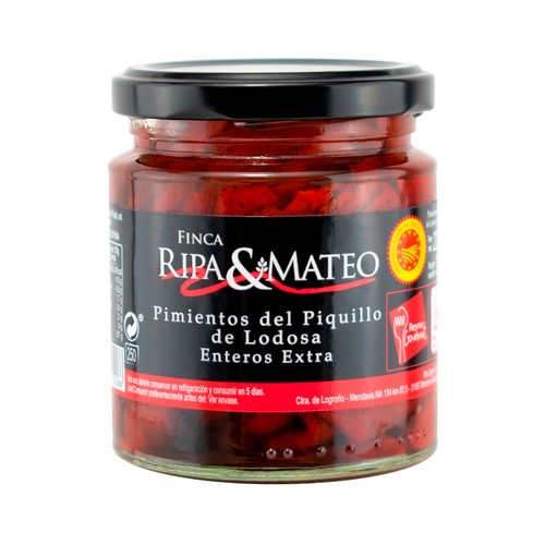 FINCA RIPA & MATEO Pimiento piquillo entero extra D.O 220g