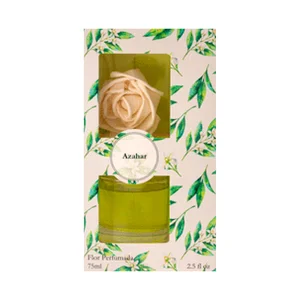 Ambientador con forma de flor 75ml, aroma azahar.