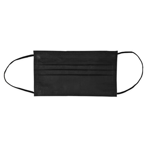 MOONCARE Mascarillas quirúrgicas desechables (tipo IIR), de color negro MOONCARE 50 uds.