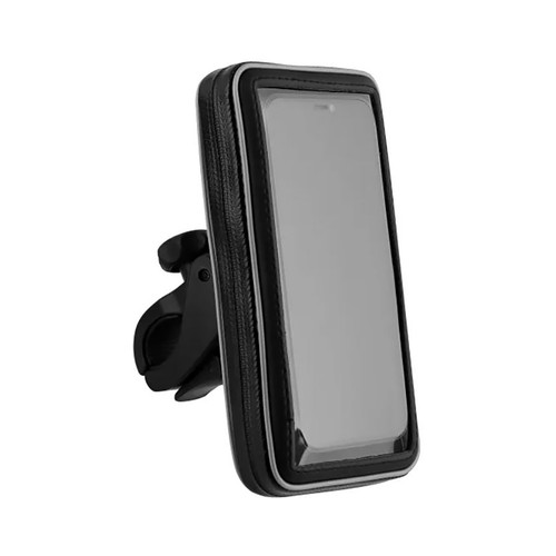 Soporte de smartphone para moto y bici, con bolsa de protección.