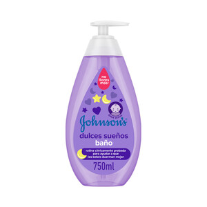 JOHNSON'S Jabón líquido que favorece que nuestro bébe duerma mejor JONHSON´S Dulces sueños 750 ml.