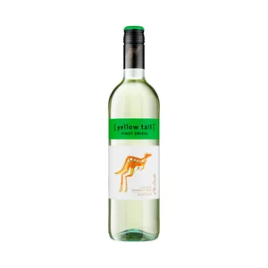 YELLOW TAIL Vino blanco elaborado en Australia con uvas variedad Pinot Grigio YELLOW TAIL botella de 75 cl.