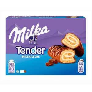 Imagen de MILKA Pastelito tender leche 4 uds.148 gr.