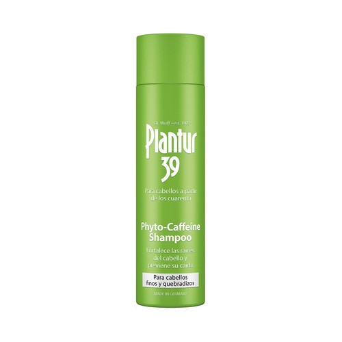 PLANTUR 39 Champú con cafeina para cabellos finos y quebradizos, a partir de los 40 años 250 ml.