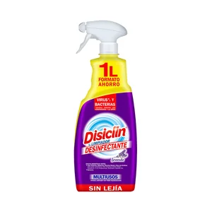 DISICLIN Limpiador desinfectante multiusos con olor a lavanda 1 L.