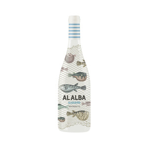 Imagen de ALALBA  Vino blanco albariño con D.O. Rias Baixas botella de 75 cl.