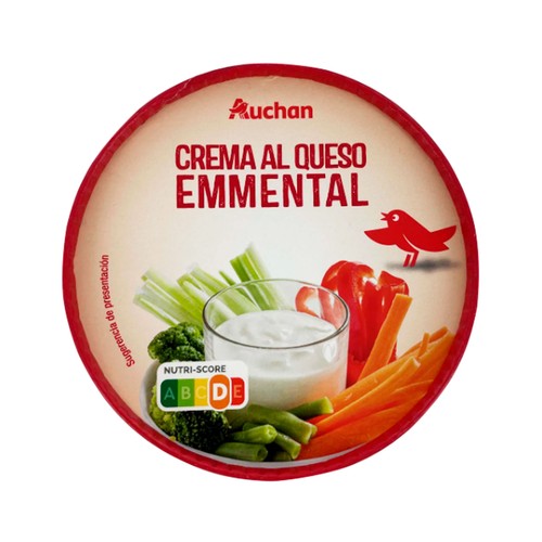 Crema de queso para untar Emmental PRODUCTO ALCAMPO 125 g.