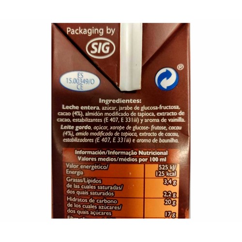 RENY PICOT Chocolate a la taza 500 ml.
