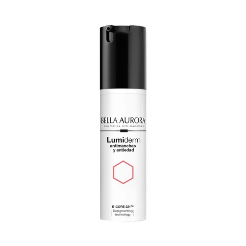 BELLA AURORA Lumiderm Sérum facial 2 en 1, antimanchas y antiedad 30 ml.