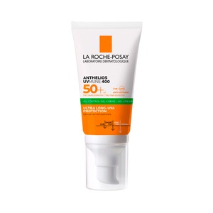 LA ROCHE POSAY Protector solar con textura gel y FPS 50+ (muy alto) LA ROCHE POSAY Anthelios uv mune 400 50 ml.