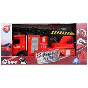 Imagen de Camión radiocontrol Bomberos Multifunción con luz y sonido +5 Años ONE, TWO FUN
