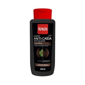 KERZO Champú anti-caída con cafeína para todo tipo de cabellos en situación de caída 400 ml.