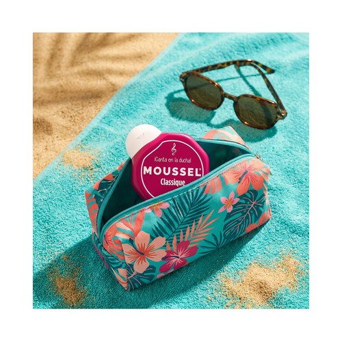 MOUSSEL Classique Gel de viaje para baño o ducha, con aceites esenciales 60 ml.