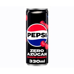 Imagen de PEPSI Refresco cola cherry zero azúcar lata 330 ml.