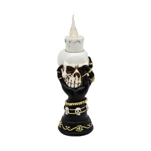 LED Calavera de Halloween, candelabro. ACTUEL