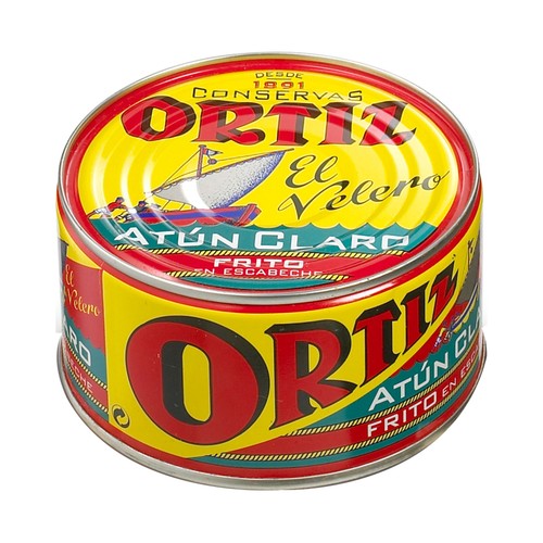ORTIZ Atún claro en escabeche lata de 260 g.