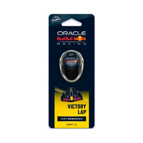 Ambientador de coche, figura de casco red bull F1, ARMOR ALL.