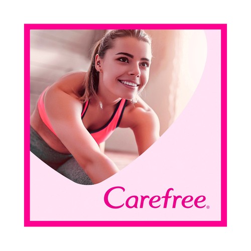 CAREFREE Plus large Salvaslips (protegeslips) extra largos y super absorbentes con fragancia ligera 48 uds.
