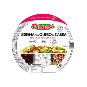 Ensalada Lorena con queso de cabra DIQUESI 145 g.