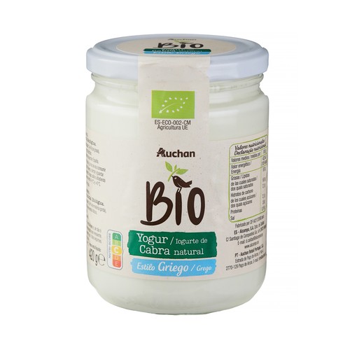 Yogur Griego de cabra ALCAMPO ECOLÓGICO 420 g.