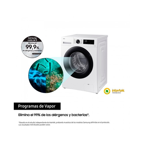 Lavadora SAMSUNG WW90CGC04DAEEC 9KG, clasificación energética: A, WiFi, 1400RPM, H: 85cm, A: 60cm, F: 55cm.