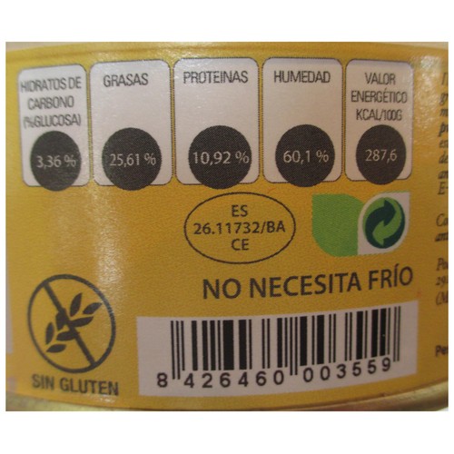 MORENO PLAZA Paté de hígado de cerdo ibérico MORENO PLAZA 250 gr