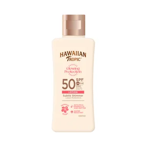 HAWAIIAN TROPIC Glowing protection Protector solar con FPS 50 (muy alto) y brillo sutil 75 ml.