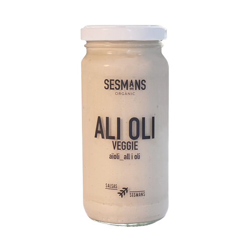 SESMANS ORGANIC Salsa alioli bio ecológica SESMANS ORGANIC 240 ml.