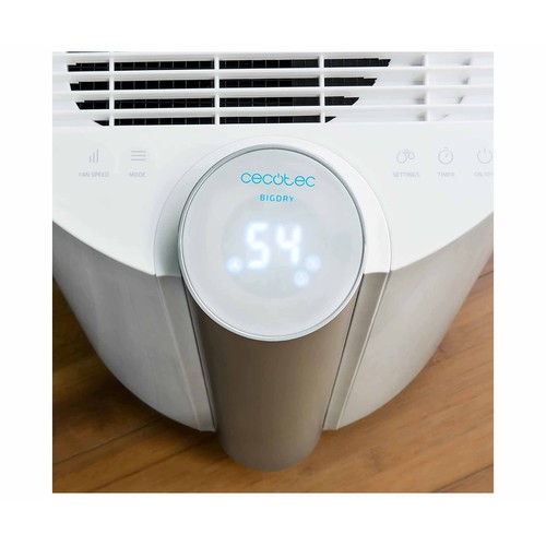 Deshumidificador CECOTEC Big Dry 9000 Professional, depósito de 4,5L, deshumidificación 20L/día, pantalla Led.