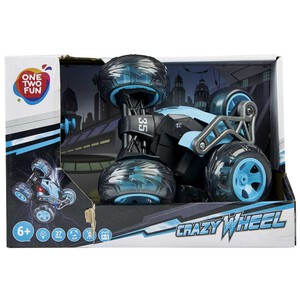 Imagen de Coche radiocontrol Phantom para hacer acrobacias, 27Mhz, Crazy Wheel ONE TWO FUN ALCAMPO.