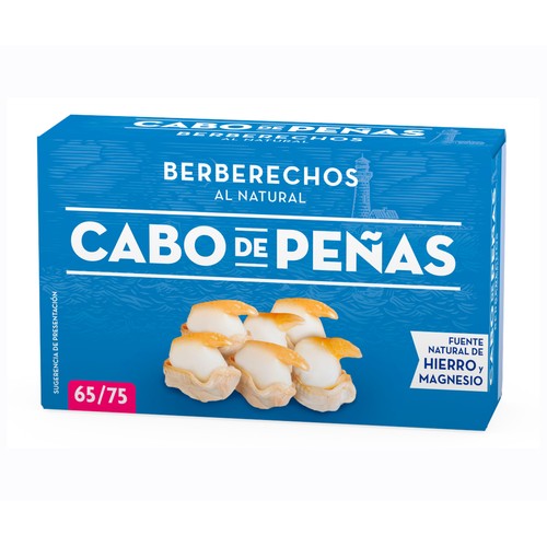CABO DE PEÑAS Berberechos al natural 63 g.